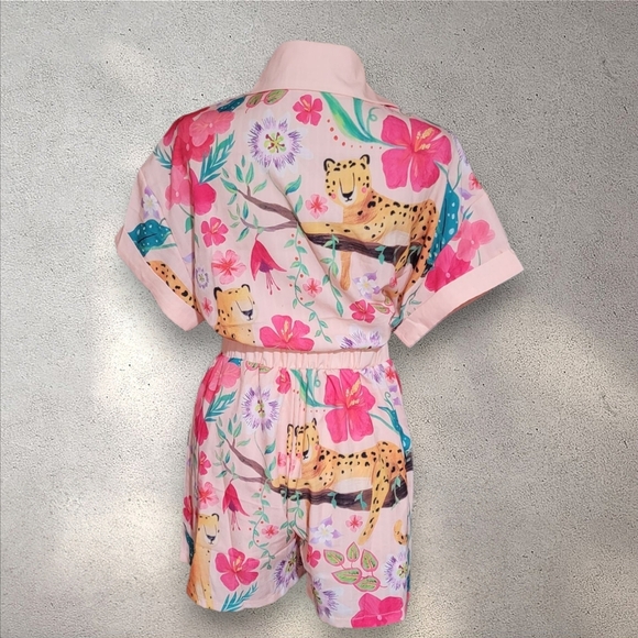 NWOT Shirt And Short Set - Picture 4 of 7